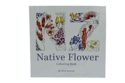 NZ Native Flower Colouring Book