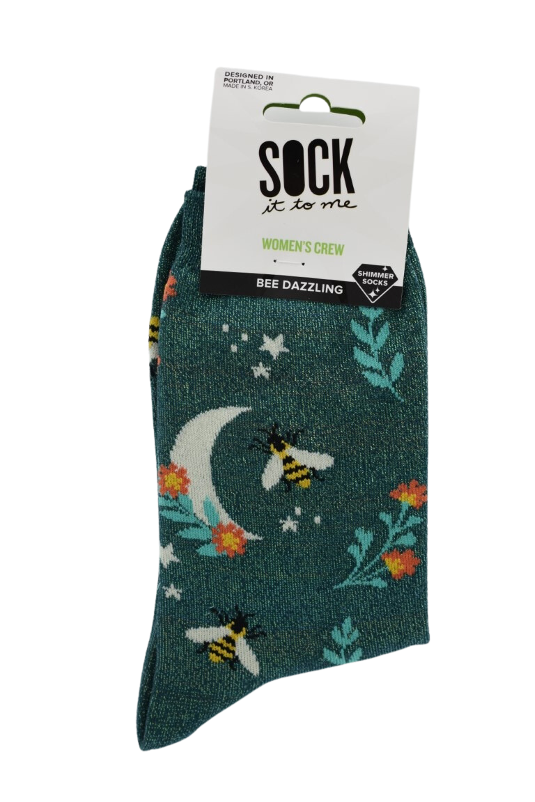 Bee Dazzling - Women&#039;s Crew Socks