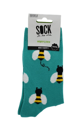 Bee Happy - Women&#039;s Crew Socks
