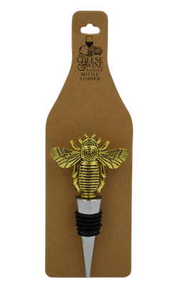 Stainless Steel Bee Bottle Stopper