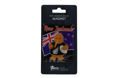 Magnet Resin Kiwi Rugby