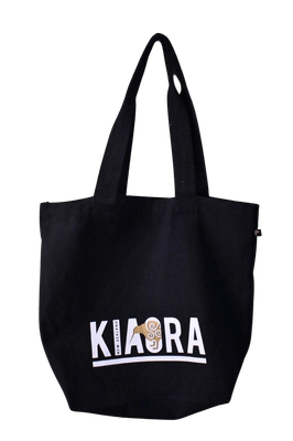 Kia Ora Black Canvas Bag
