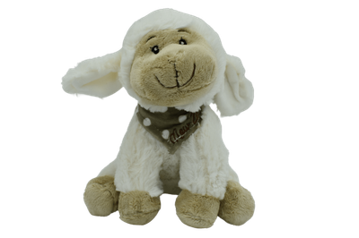 Sheep Toy Beige Bandana