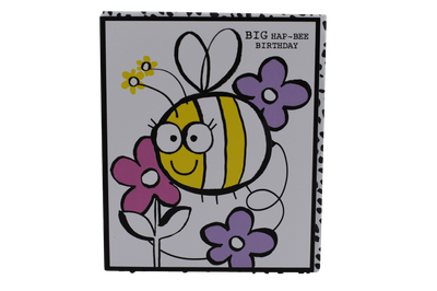 Doodle Big Hap-Bee Birthday Card