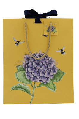 Gift Bag Large Hydrangea Bee