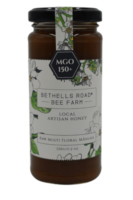 Bethells Road Bee Farm Raw Multi Floral Manuka Honey MGO150+ 320g