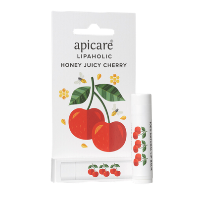 Apicare Lipaholic Honey Juicy Cherry Lip Balm 4.5g