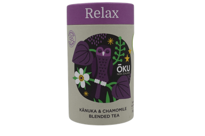 Oku Relax/Whakata Kanuka and Chamomile Blended Loose Leaf Tea 30g