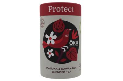 Oku Protect/Whakamaru Manuka and Kawakawa Blended Loose Leaf Tea 30g