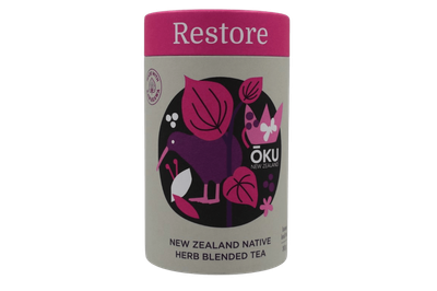 Oku Restore/Whakaora New Zealand Native Herb Blended Loose Leaf Tea 30g