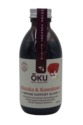 Oku Manuka and Kawakawa Immune Elixir 200ml