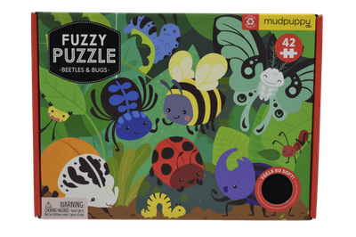 Fuzzy Puzzle - Beetles and Bugs - 42pc