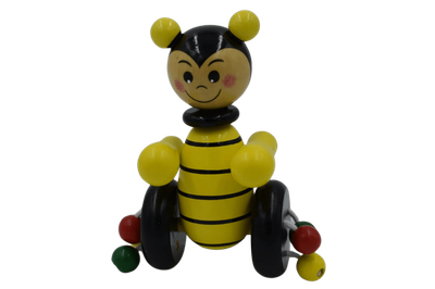 Wooden Push Along Bee - Fun Factory