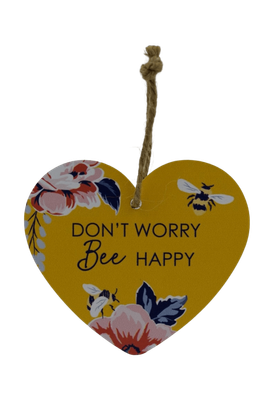 Heart-shaped Assorted Bee Signs