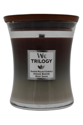 Woodwick Autumn Embers Trilogy Candle - Medium