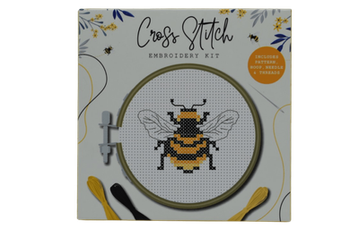 Bee Cross Stitch Embroidery Kit