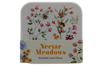 Nectar Meadows Set of 3 Stackable Lunch Boxes