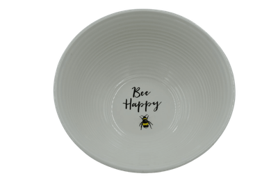 Bee Happy Ceramic Bowl