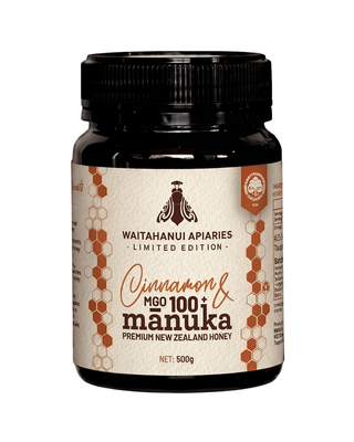 Waitahanui Apiaries Cinnamon &amp; Manuka MGO 100+ 500g