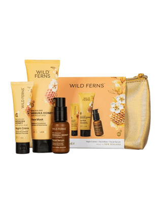 Manuka Honey Cosmetic Bag Set - Radiant Glow