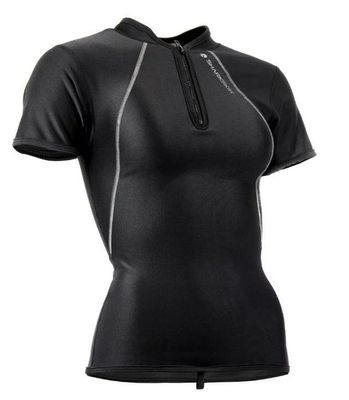 Sharkskin Ladies Chillproof Short Sleeve Black