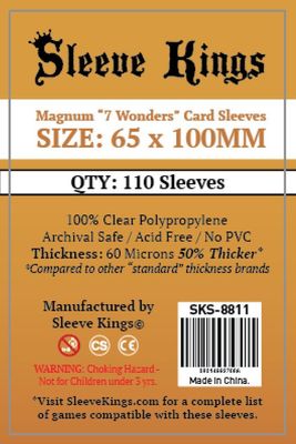 Sleeve Kings - 65mm*100mm