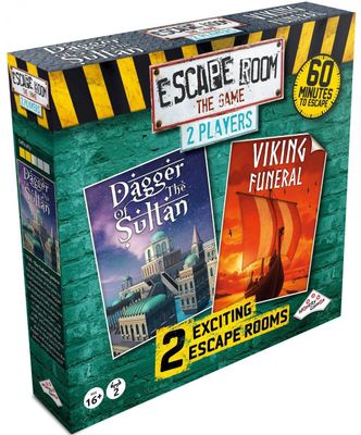 Escape Room The Game 2 Players - Dagger Of The Sultan and Viking Funeral