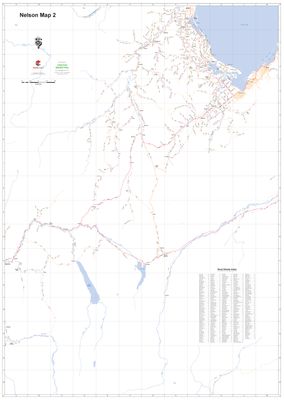 Nelson 2 A0 Wall Map