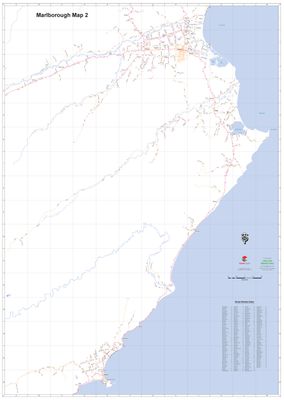 Marlborough 2 A0 Wall Map