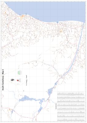 South Canterbury 2 A0 Wall Map