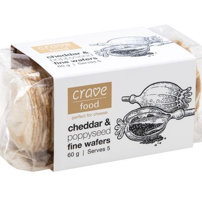Single Cheddar &amp; Poppy Seed Wafers