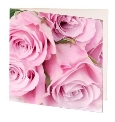 Pink Roses Gift Card