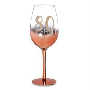 80 Rose Gold Ombre Wine Glass