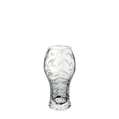 Crystal Solitaire Leaves Essence Vase 14cm