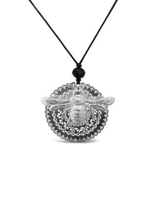 Bee You Large Necklace - Silver