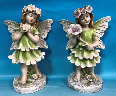 Fairy with Flower Statue