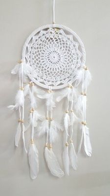 Crochet Dreamcatcher White