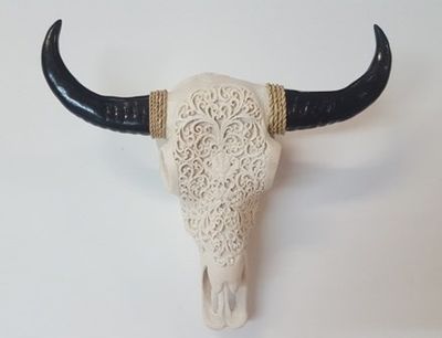 Resin Cow Skull Large 50cm