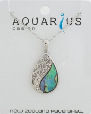 Mitre Floating Paua Necklace