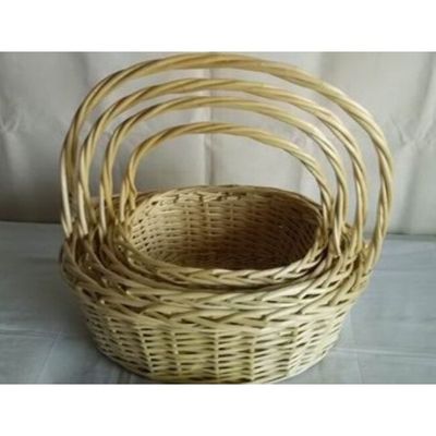 High Handle Oval Basket - Medium