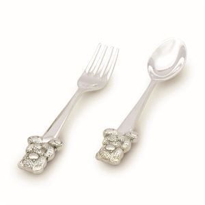Silver Plate Spoon and Fork Set