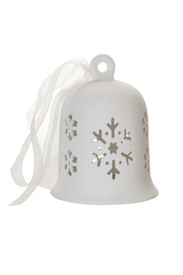Porcelain Bell Lantern - Snowflake
