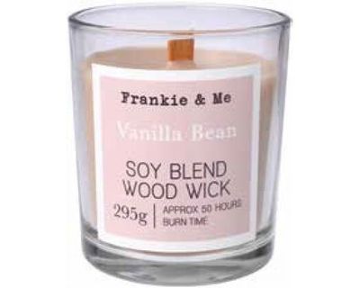 Soy Blend Woodwick Candle 295g - Vanilla Bean