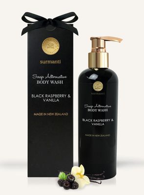 Surmanti Body Wash - Black Raspberry &amp; Vanilla