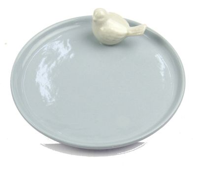 Trinket Dish with Bird - Asorted Colours