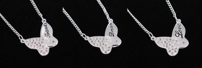 EQ Butterfly Sentiment Necklace