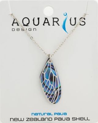 Paua Filigree Dragonfly Wing Necklace