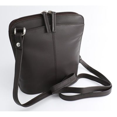 Baron Paris Leather Bucket Handbag - Brown