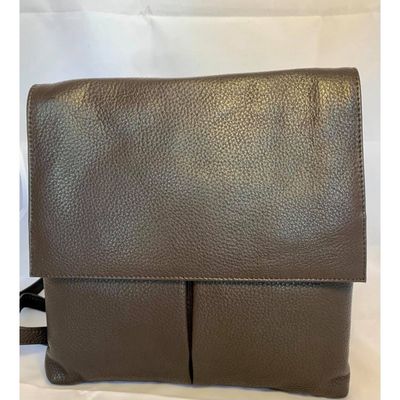 Baron Verona Leather Handbag - Coffee