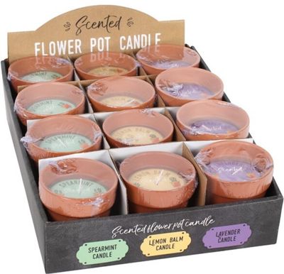 Flower Pot Scented Candles